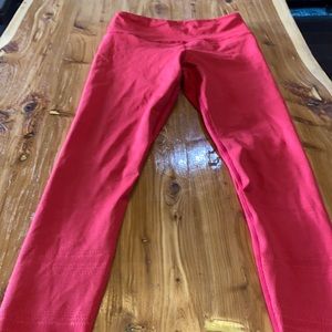 Zyia red venom leggings size 4